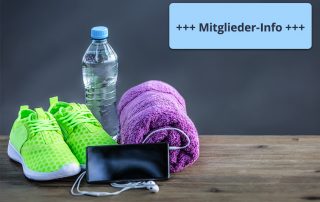 Mitglieder-Info Schließung Coronavirus