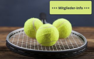 Tennis Mitglieder Infos Schließung Coronavirus