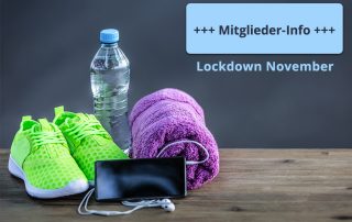 Anschreiben Fitness Mitglieder Corona Lockdown November 2020