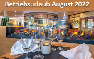 ElterSports Restaurant Ettore da Elters Betriebsurlaub August 2022
