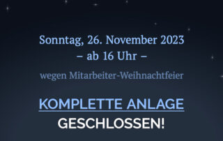 ElterSports Grünwald Öffnungszeiten heute wegen Veranstaltung geschlossen