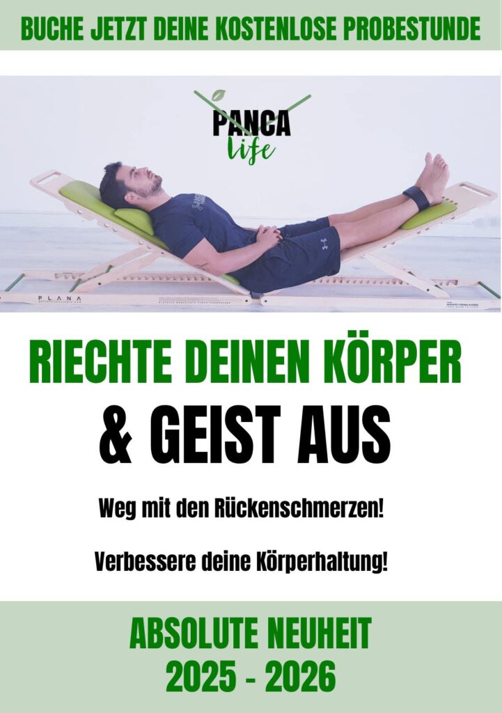 ElterSports Grünwald kostenlose Probestunden PANCALIFE ist eine Methode, die in der Lage ist, die Körperhaltung einfach und in kurzer Zeit wieder ins Gleichgewicht zu bringen, indem sie auf die gesamten Muskelketten wirkt.