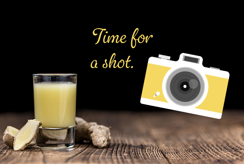 ElterSports Grünwald Fitness Foto Aktion Ingwer Shot Dezember 2025 Bild Mitglied Account